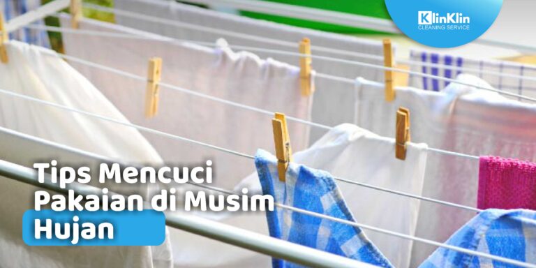 Tips Mencuci pakaian di Musim Hujan